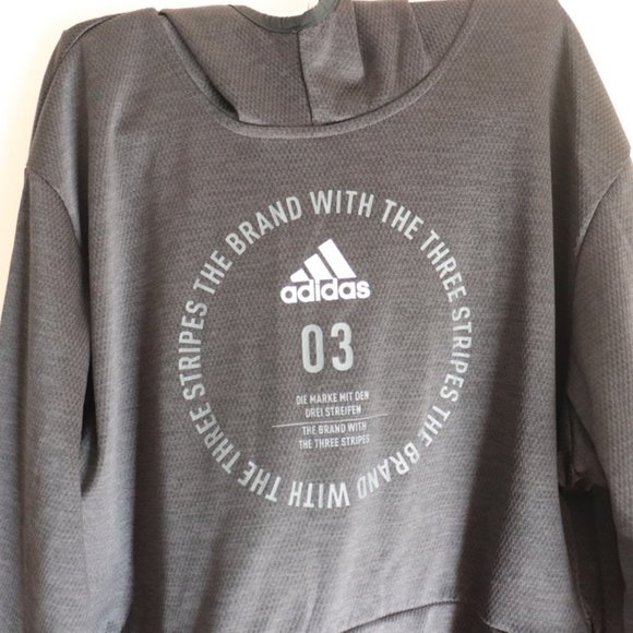 Adidas Team Issue Lightweight Hoodie Badge of Sports Men’s Size Large - Picture 3 of 7